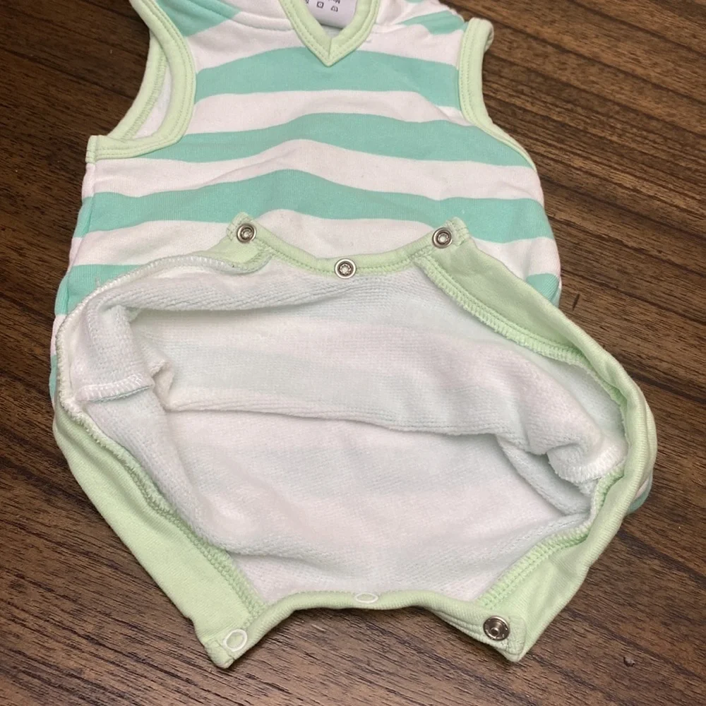 Purl Lamb Dinosaur Hoodie one-piece summer Romper Cotton 0-6 months
